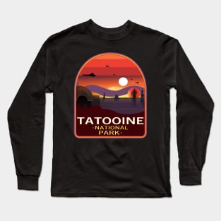 Visit Tatooine - National Park Retro Long Sleeve T-Shirt